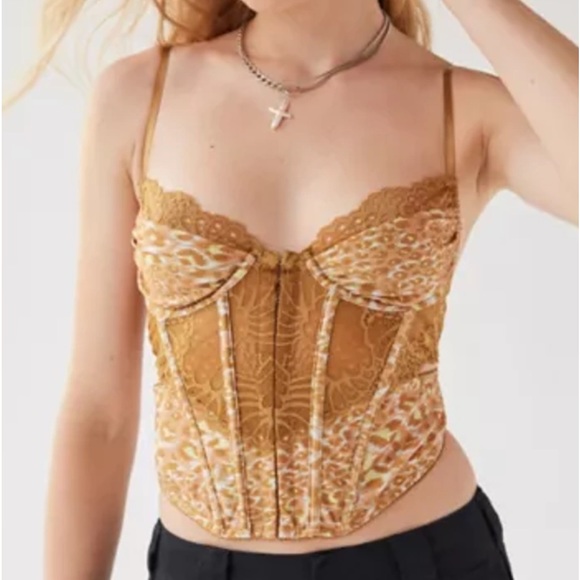 OUT FROM UNDER Urban Outfitters Modern Love Supernova Corset - Picture 2 of 12